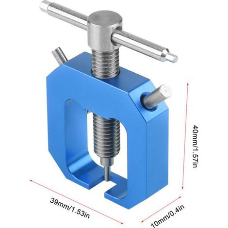Extracteur de pignon de moteur universel, outil professionnel, extracteur d'engrenage pour accessoires de moteurs RC (bleu)- (1/4)