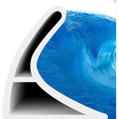 Barrière de douche pliable de Widen - Autocollante - Anti-débordement - 2 m - Créez facilement votre barrage d’eau avec ce seu (1/4)
