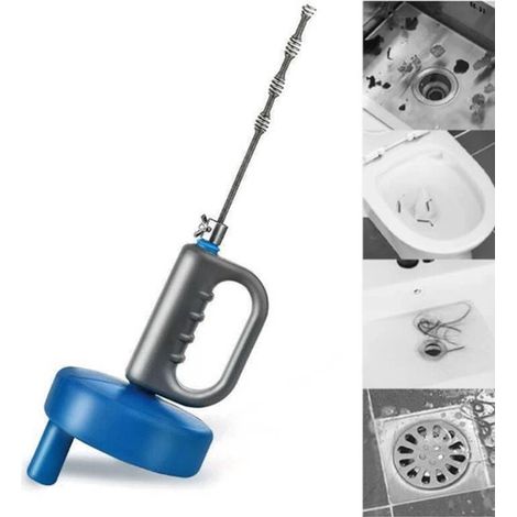 Déboucheur de canalisations à perceuse avec ressort flexible de 4 m et poignée pistolet, outil de nettoyage pour évier, douche et tuyaux bouchés (1/5)