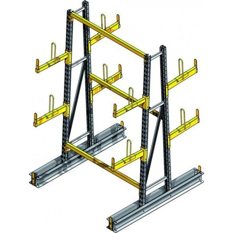PROVOST - Butée de bras manuelle Cantilever Provost - Support métallique pour rayonnage (1/3)