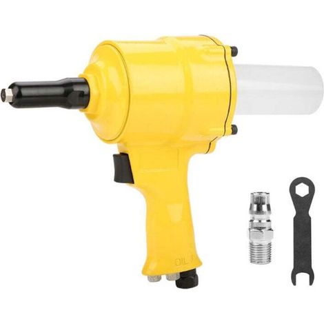 Riveteuse pneumatique professionnelle KP-705P – pour rivets de 2,4 à 4,8 mm, poignée ergonomique et déclenchement facile (1/4)