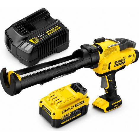 STANLEY FATMAX SFMCE600B-XJ V20 18V Pistolet à Mastic + Batterie 4Ah + chargeur