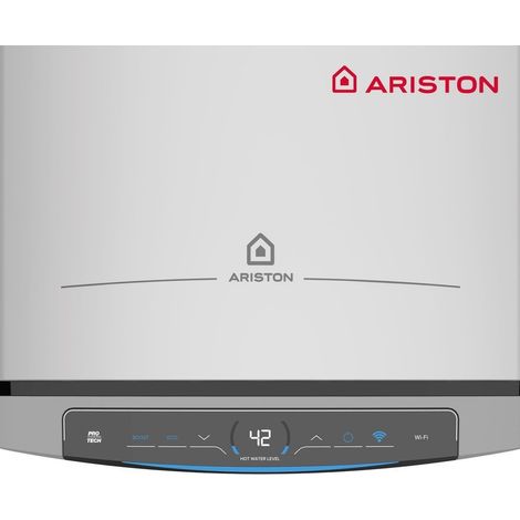 Termo eléctrico inteligente, Ariston, Velis Tech Dry Wifi 50L, Multipoisicion, Clase Energetica B (1/5)