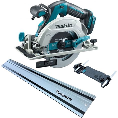 Makita DHS680Z 18v Brushless Circular Saw 165mm Bare + BAP 1.5m Guide Rail (1/5)