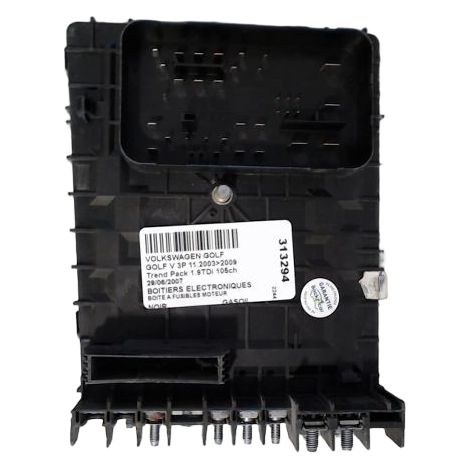 Boite A Fusibles VOLKSWAGEN Golf V 2003-2009 [PRODUIT D'OCCASION]♻️bfMGolfv