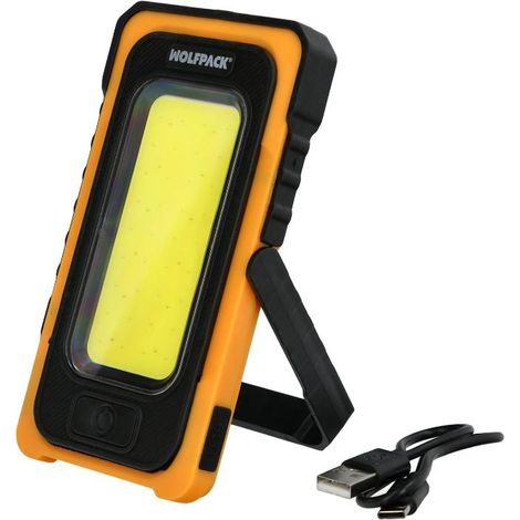WOLFPACK LINEA PROFESIONAL linterna led solar recargable 10 watt 750 lumenes (1/5)