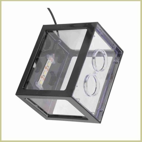 Cocosity petit aquarium Cocosity Mini aquarium Décorative décorative décorative de table de thé à la animalerie aquarium Noir (1/5)