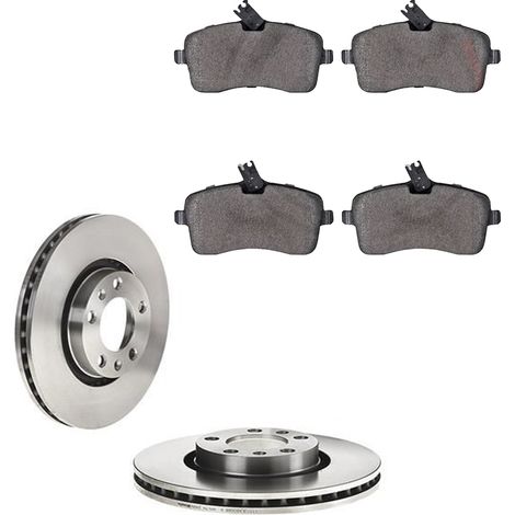 KIT FRENI ANTERIORI compatibile con PEUGEOT 407 SW (6E) - DISCHI + PASTIGLIE OEM: P 61 109 / 17363 /SOSTITUZIONE DIRETTA/BASSA POLVERE/SILENZIOSO (1/5)