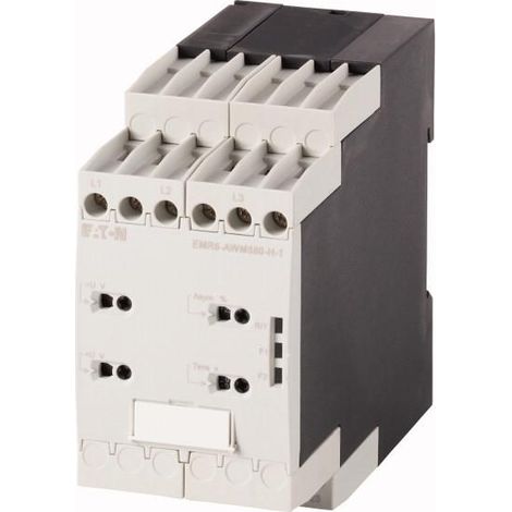 Relais de contrôle d'absence de phases Multifonctions 350 - 580 V AC 50/60 Hz EATON EMR6-AWM580-H-1