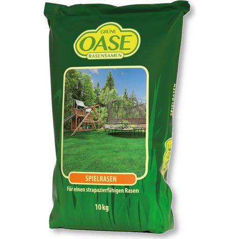 Grüne Oase Rasensamen Spielrasen 10 kg Spielrasen Familienrasen Gebrauchsrasen