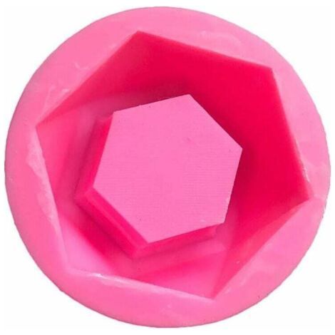 DIY Silicone Flower Pot Cone Cup Shaped Concrete Hand Cast Ceramic Clay Box Tool (Pink)-Fei Yu (1/4)