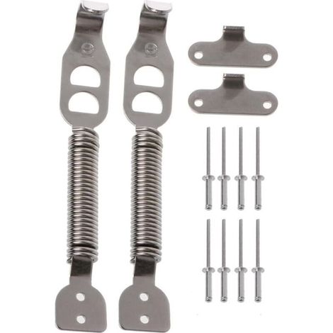 Inoxydable Capot Ressorts Clips Capot Panneau Panneau Race Rally Paire Serrure pour Impreza EJ18 (1/5)