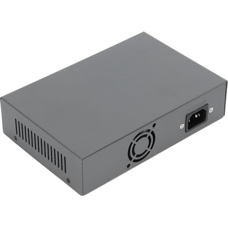 Commutateur Gigabit 9 Ports POE pour Systèmes de Surveillance IP, Alimentation 100-240V, Compatible Caméras CCTV (1/5)