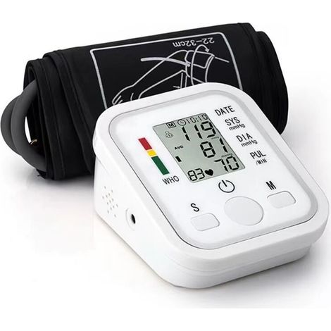 Tonomètre de compteur de battement de coeur de moniteur de mesure de tension artérielle de bras de Digital d'affichage à cristaux liquides (1/4)