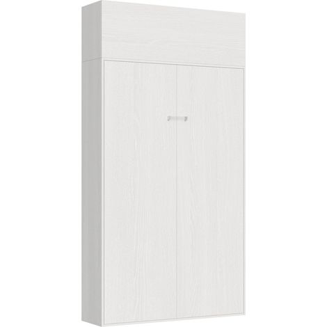 Letto Matrimoniale Francese a Scomparsa Salvaspazio Kentaro H250 cm Bianco (1/5)