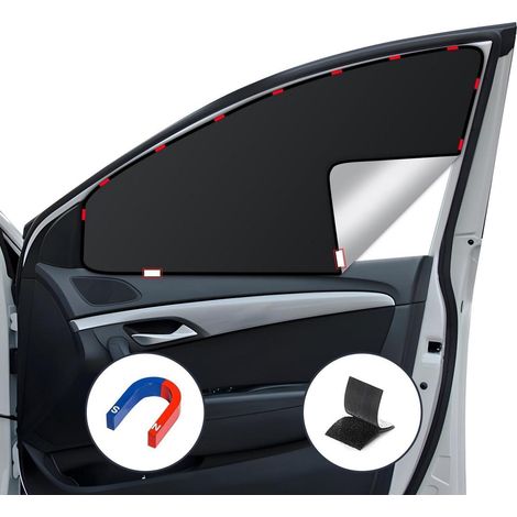 Sonnenschutz Auto Seitenscheibe 4 Stück Magnetisch UV Schutz Verdunkelung (1/5)
