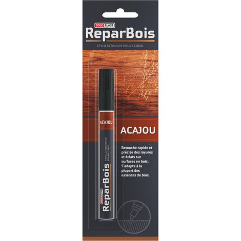 Stylo retouche bois SOLOPLAST - Acajou - 4ml