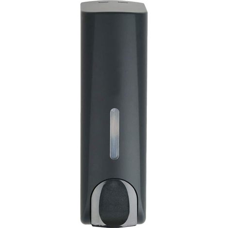 Distributeur de Savon Mural Noir Mat Pour Gel Douche, Shampooing et Revitalisant Design Élégant pour Cuisine et Salle de Bain (1/4)