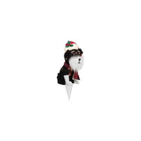 Decorazioni da giardino piatte 2D per esterni, statue da giardino per esterni, decorazioni natalizie, animali luminosi, luci da giardino a LED creative e impermeabili, sculture di animali illuminate -