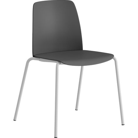 FRANKEL kaiserkraft, Chaise Helmer, assise/dossier en plastique