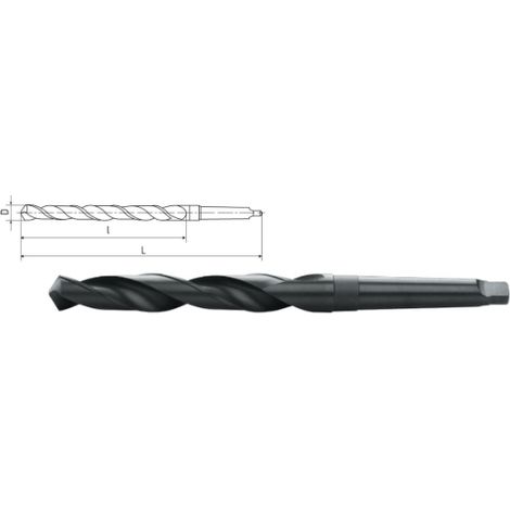 HSS Co5-Spiralbohrer con cono Morse DIN 345