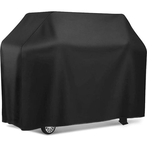Housse de gril en tissu oxford Cordon de serrage de barbecue étanche pour barbecue pour montage au sol,Housse de protection contre les intempéries coupe-vent pour une utilisation en extérieur (1/5)