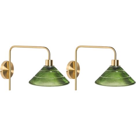 Wandlampe 2er Set SUMPUL Gold Metall (1/5)