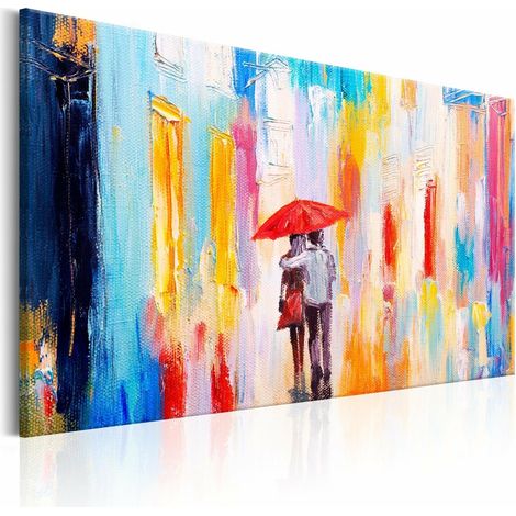 Tableau sous le parapluie de l'amour - 90 x 60 cm (1/4)