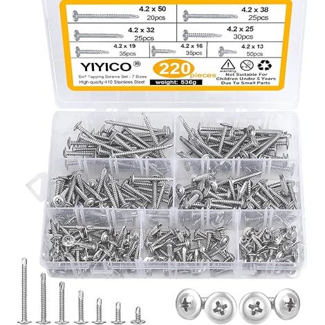 Vis Autoforeuse Metal Vis Autoperforante Acier Inoxydable M4.2 (1/5)