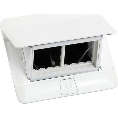 Pop Up Mobilier 4 Modules à Equiper LEGRAND Avec Kit d'Installation Blanc - 654001 (1/9)