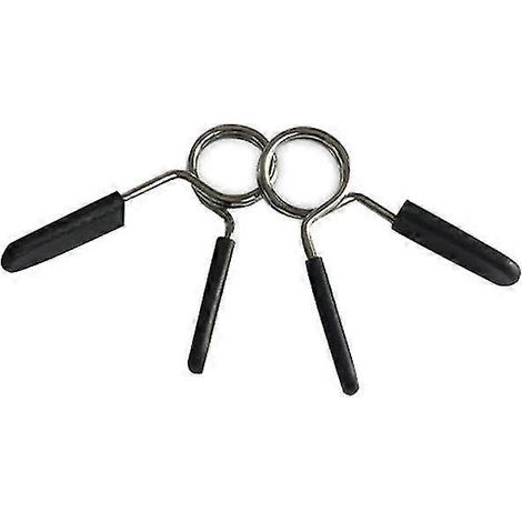 2 clips de serrage à ressort pour barre d'haltères de 25 mm [jkw] (1/2)