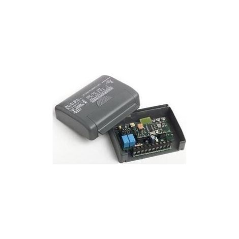 Cardin – RQM449200 – Récepteur radio 2 canaux 12/24V 433MHz – 300 mémoires – Boîtier IP20 pour montage intérieur