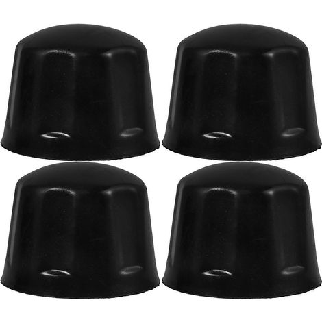 Stück Radnaben-Felgengummikappen als Ersatzkappen für Quads und ATVs mit 110-250 cm³ Hubraum-5.50X4.00X3.50CM-Black (1/4)