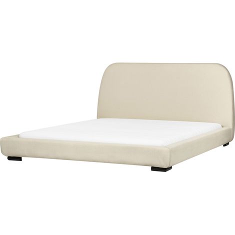 Bed Fabric ROISEL 160 x 200 cm (EU King Size) Light Beige (1/5)