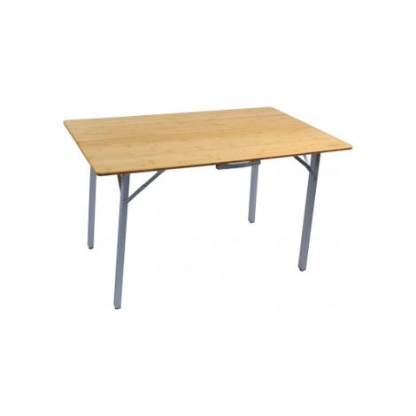 SOPLAIR Table Plateau en Bambou 4 personnes Pliable Camping Car (1/2)