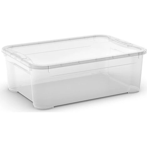 Keter Contenitore in Plastica - Trasparente - 55.5x39x19 cm