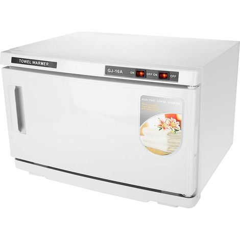 Chauffe-serviette UV 16L, 2-en-1 serviette chaude pour armoire stérilisateur désinfection cosmétique compresse serviette avec contrôle de la température pour salon de beauté à domicile salon de coiffu (1/5)
