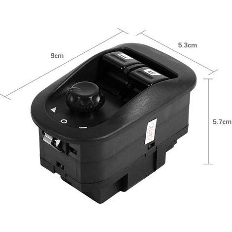 Bouton de lève-vitre électrique interrupteur de commande de rétroviseur latéral professionnel pour citron Peugeot 206 (1/5)