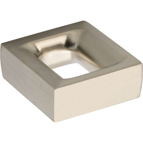 Tirador Dual 7694 - Niquel cepillado. 26x10x26mm. Entrepuntos 16mm. (1/2)