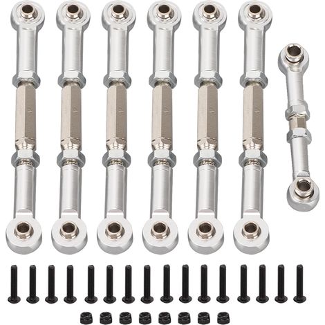 Tige de traction métallique réglable pour servo RC TRAXXAS SLASH 2WD 1/10 (1/5)