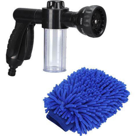 Schaumsprüher mit 8 einstellbaren Sprühmodi, multifunktionale Wasserpistole zum Bewässern von Pflanzen (1/5)