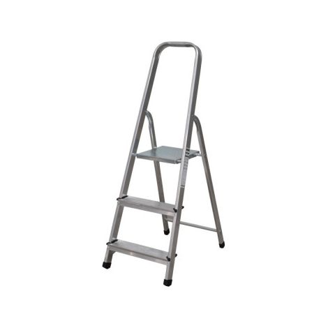 ESCALERA ALUMINIO 2 PELDAÑOS Y 0,41 M ALTURA ÚTIL (1/5)