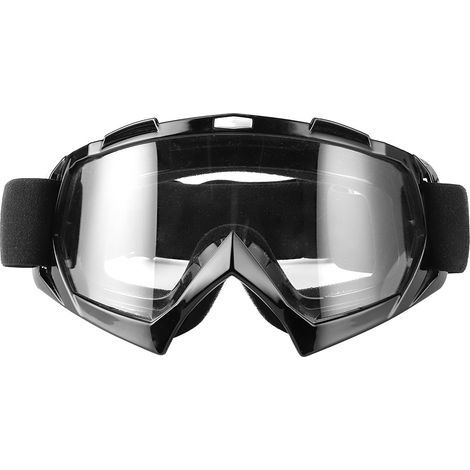 Wind- und staubdichte Helmbrille, Sportbrille für Offroad-Motorradfahren, Outdoor-Reiten (schwarz) (1/5)