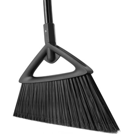 Balai d'angle avec Manche de 144,8 cm de Long – Convient pour Un Nettoyage intensif, Fonctionne également Bien avec la poussière Fine – Balai Commercial pour extérieur et intérieur pour Cour (1/5)