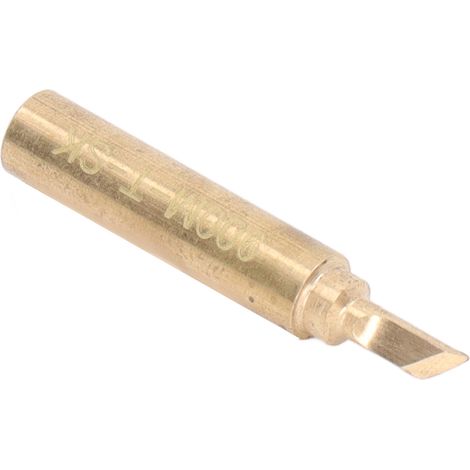 Pointe de rechange pour fer à souder, embout électrique en cuivre sans oxygène pour station 936, forme de couteau. (1/5)