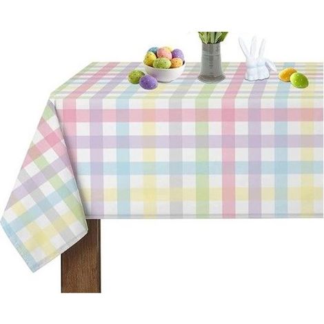 Mantel rectangular de 138 x 178 cm, de vinilo impermeable, lavable y a cuadros, ideal para picnics en interiores y exteriores - Estilo 1 (1/5)
