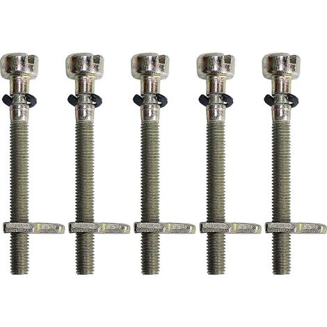 Kit de vis de réglage du tendeur de chaîne pour tronçonneuses Poulan Craftsman 530016110 530015826 530069611 (5 ensembles) (1/5)