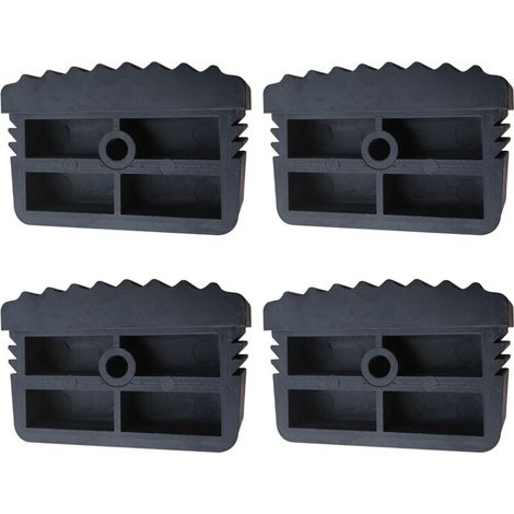 4Pcs pieds d'échelle, pieds de rechange capuchons couvre-pieds coussin de protection d'échelle en PVC, stabilisateur pièces de rechange pour échelles, échelles télescopiques, échelles à c