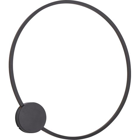 QAZQA Design Wandleuchte Schwarz 67cm inkl. LED 3-Stufen Dimmbar
