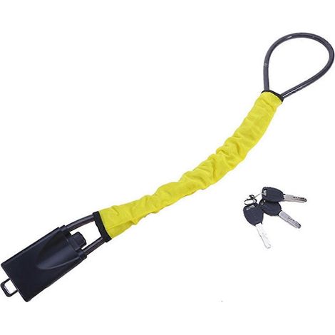 Antivol de volant universel pour ceinture de sécurité, jaune (voir photo) (1/5)